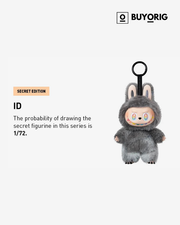 Pop Mart Labubu The Monsters Big into Energy Series ID (Secret Version) Vinyl Plush Pendant